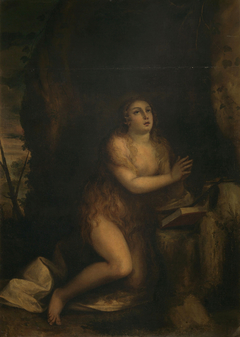 The Penitent Magdalene by Luca Cambiaso