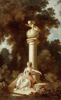 The Progress of Love: Reverie by Jean-Honoré Fragonard