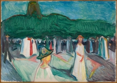 The Promenade by Edvard Munch