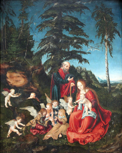 The Rest on The Flight into Egypt by Lucas Cranach the Elder