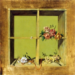 The shelf with roses by Zamfir Dumitrescu