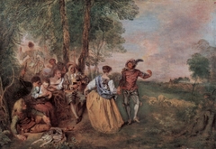 The Shepherds by Antoine Watteau