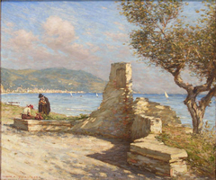 The Shrine, Alassio by Henry Herbert La Thangue