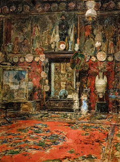 The Studio of Marià Fortuny in Rome by Ricardo de Madrazo