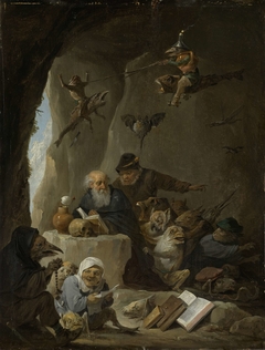 The temptation of St Anthony by David Teniers II