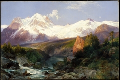 The Teton Range by Thomas Moran