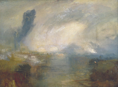 The Thames above Waterloo Bridge by Joseph Mallord William Turner