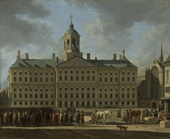 The Town Hall on Dam Square, Amsterdam by Gerrit Adriaensz. Berckheyde