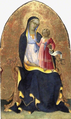 The Virgin and Child Enthroned by Lorenzo Monaco