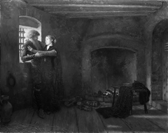 The Visit of Karin Månsdotter to Eric XIV by Georg von Rosen