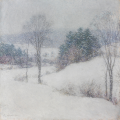 The White Veil by Willard Metcalf