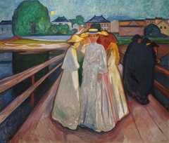 The Women on the Bridge by Edvard Munch