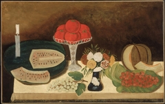 Tomatoes, Fruit, and Flowers by Anonymous