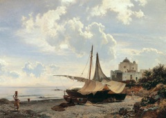 Torre del Greco by Oswald Achenbach