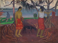 Under the Pandanus (I Raro te Oviri) by Paul Gauguin