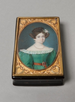 Unknown young lady by Jacob Axel Gillberg