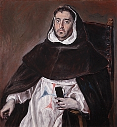 Portrait of a Trinitarian Friar by El Greco