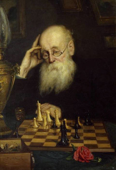 Chess with himself by Grigoriy Myasoyedov