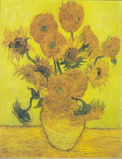 Fourteen Sunflowers in a Vase by Vincent van Gogh