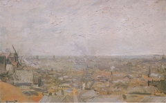 View of Paris from Montmartre by Vincent van Gogh