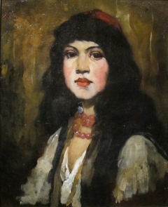 Venetian Girl by Frank Duveneck