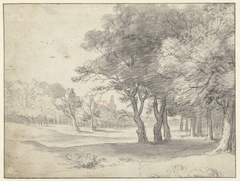 View in the Haagse Bos, looking towards The Hague by Roelant Roghman