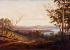 View of Hobart Town by Knud Bull