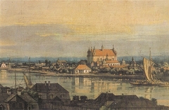 View of Praga with Bernardine church by Bernardo Bellotto