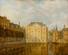 View of the Mauritshuis by Augustus Wijnantz