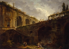 Villa Madama near Rome by Hubert Robert