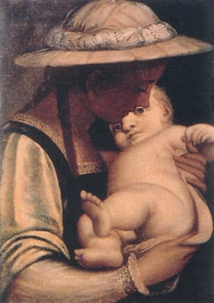 Virgin and Child by Luca Cambiaso