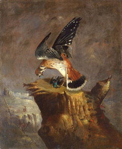 Vulture and Its Prey by Robert S. Duncanson