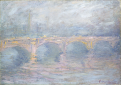 Waterloo Bridge, London, at Sunset by Claude Monet