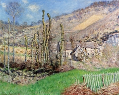 Winter Landscape at the Val de Falaise (Giverny) by Claude Monet