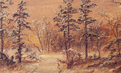 Winter - Woodland by Jasper Francis Cropsey