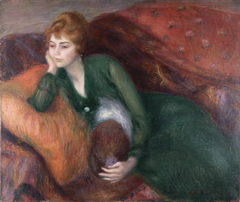 Young Woman in Green by William Glackens