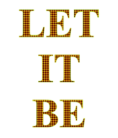 1FT2018DIC (1) LET IT BE by El Artesano de Jamir