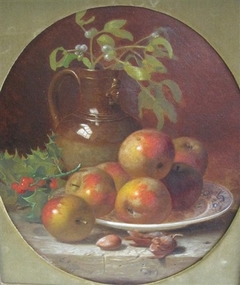 A Christmas Still Life by Eloise Harriet Stannard