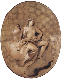 A Female Allegorical Figure by Giovanni Battista Tiepolo