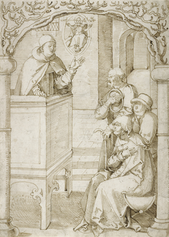 A Monk Preaching by Hans Baldung Grien