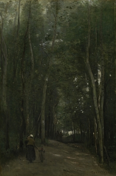 A Path in Saint-Cloud by Jean-Baptiste-Camille Corot