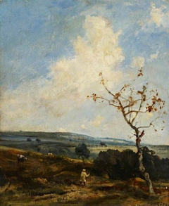 A Surrey Landscape by Cecil Gordon Lawson