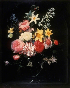 A vase of flowers by Jan Philip van Thielen