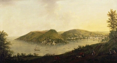 A View of Dartmouth, Devon by William Tomkins