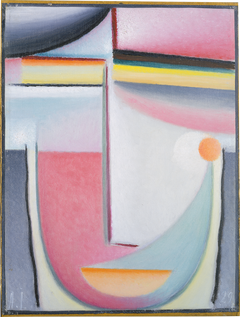 Abstract Head: Symphony in Pink by Alexej von Jawlensky