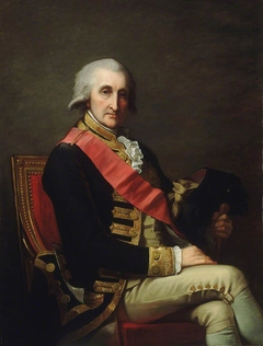 Admiral George Bridges Rodney, 1718-92, 1st Baron Rodney by Jean-Laurent Mosnier