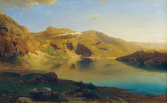 Alpensee by Eduard Peithner von Lichtenfels