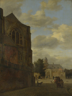 An Imaginary View of Nijenrode Castle by Jan van der Heyden