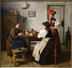 At the Fortune Teller's by Alma Erdmann