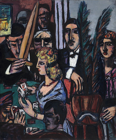 Baccarat by Max Beckmann